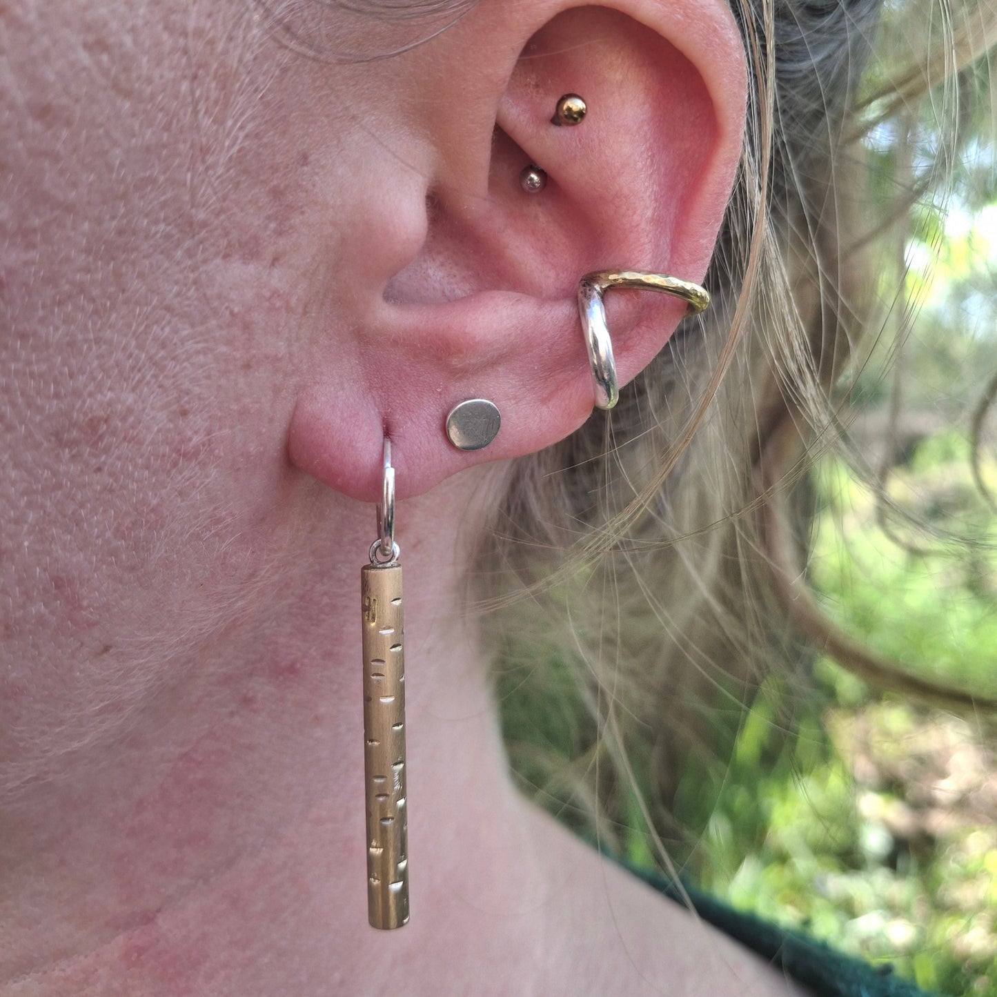 Bagues d'oreilles / Earcuffs Argent 925 - Laiton