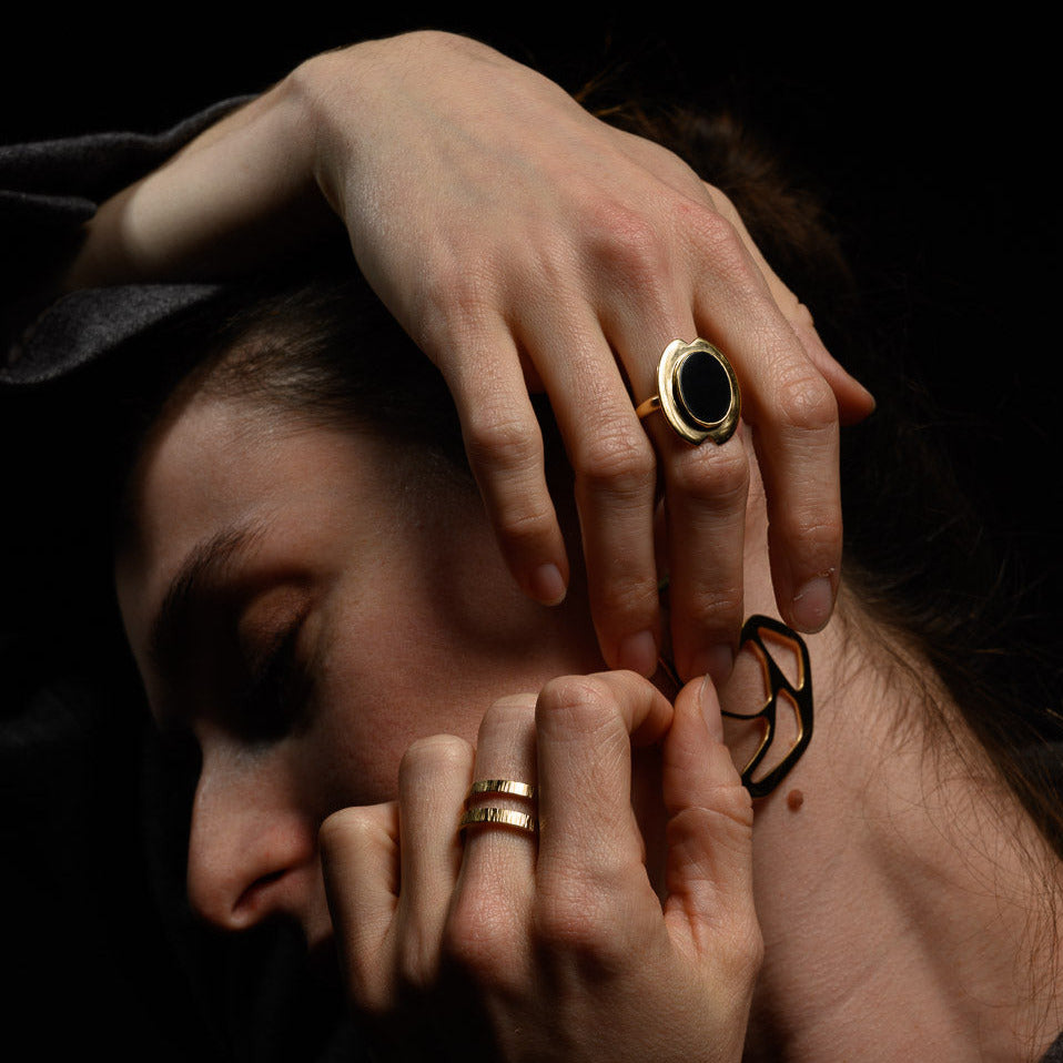 Bague ATHENA Onyx