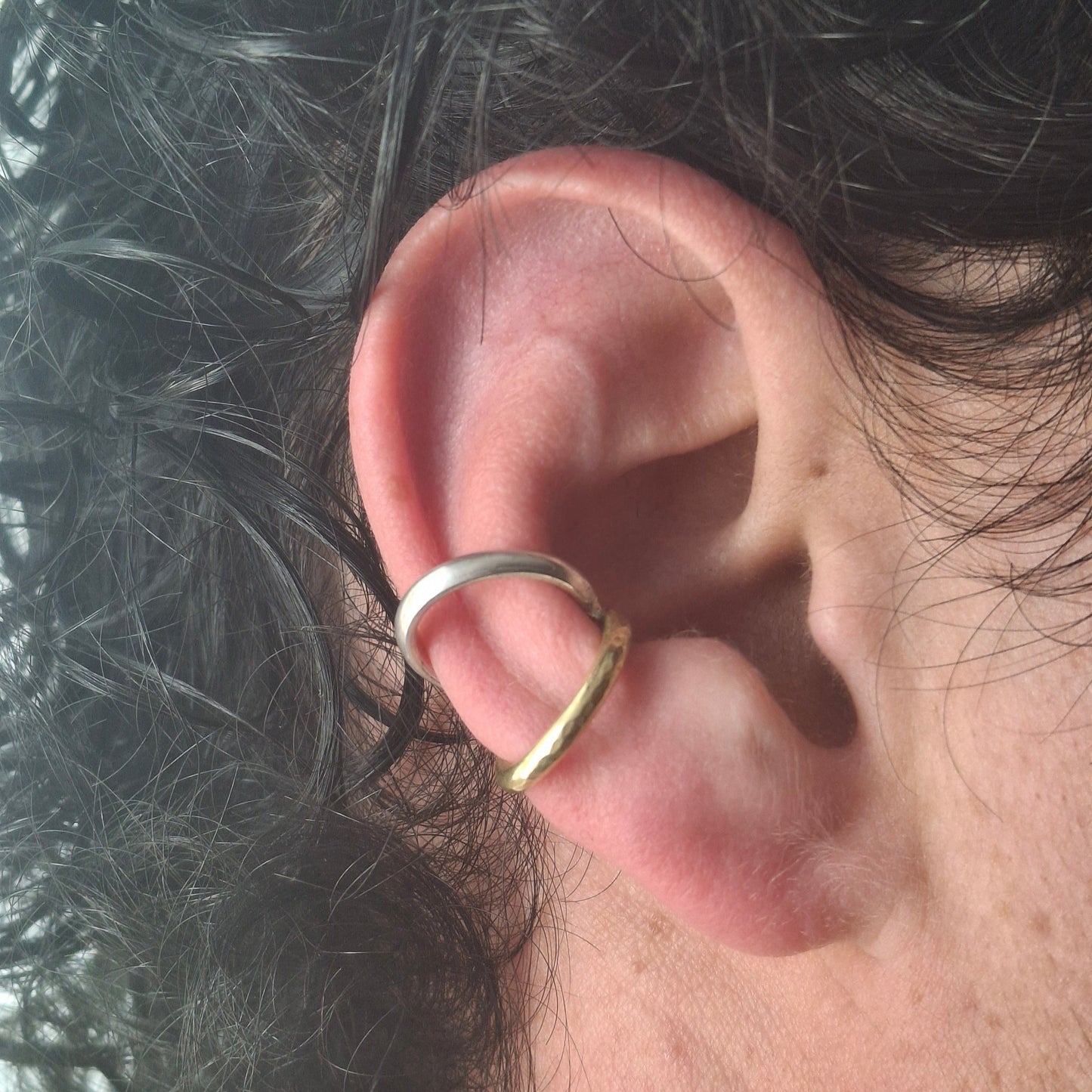 Bagues d'oreilles / Earcuffs Argent 925 - Laiton